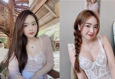 Chịt chị hot girl Phương Anh á á em đau