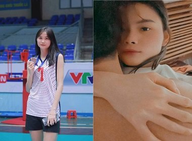 Hot girl bóng chuyền Lệ Thảo sinh năm 2001 kêu gào lớn